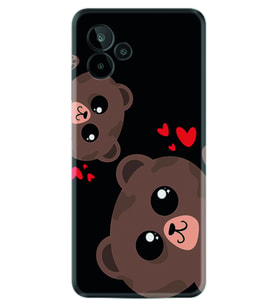 General Mobile GM 24 Pro Kılıf Silikon Desen Özel Seri Love Animals 1780