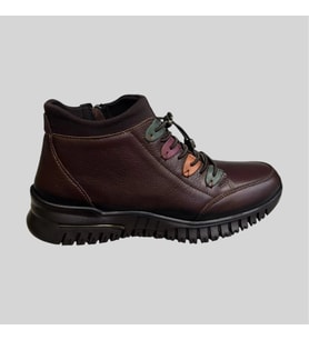 VOYAGER Z433 KADIN DERİ COMFORT FERMUARLI BOT KAHVE