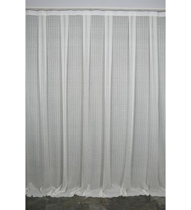 KDK 1920 DESEN KREM RENK TEK KANAT Hazır dikilmiş Pileli Fon Perde 300*260 cm