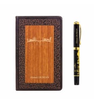 İsme Özel İstanbul Temalı Premium Defter ve Kalem Seti Küçük Boy