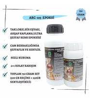 ARC105 ULTRA ŞEFFAF HOBİ EPOKSİ SETİ 0,75 KG SET