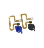 Huawei Uyumlu Y7 Prime 2018 Home Flex Parmak İzi Okuyucu Flex (Mavi)