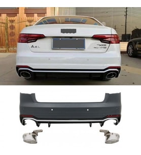 Audi A4 Rs4 Arka Tampon Komple Set 2017-2019 arası uyumlu
