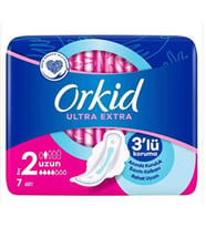 Orkid Hijyenik Ped Ultra Extra Tekli Uzun 7'li