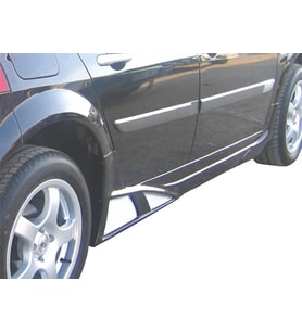 Renault Megane Uyumlu 2 Sedan Marşpiyel Telli 2 Parça Fiber 2003-2008