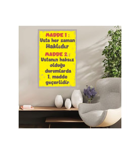 Ahşap Retro Mdf Poster , Komik Sözler , Duvar Yazıları , Manzara ,  Tarih , Edebiyat - Tbl0309