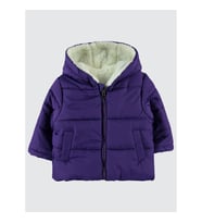 Civil Baby Kız Bebek Kapüşonlu Mont 6-18 Ay Mor (Mor)
