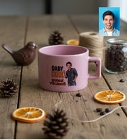 Kişiye Özel Karikatürlü Babaya Hediye Daddy Cool Lüks Pastel Fincan Babalar Günü Hediyesi