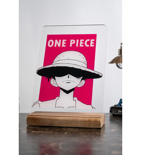 One Piece Ev Monkey D. Luffy Severlere Masa Dekoratif Ahşap Obje