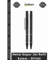 #RefilKalem Kurumsal Promosyon Lüks Ofis Kırtasiye Kalite Yazı Metal Süper Jel Refil Kalem SİYAH