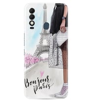 Tecno Spark 8T Kılıf Resimli Desenli Baskılı Silikon Bonjour Paris 1419