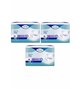 Tena Proskin Slip Maxi 8 damla Orta Boy Medium Belbantlı Hasta Bezi 24'lü 3 paket / 72 adet