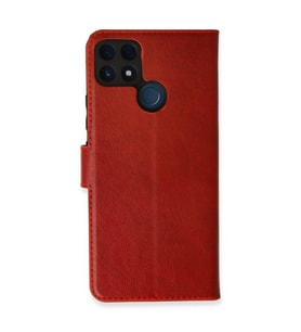 Realme C25 Kılıf Trend S Plus Kapaklı Kılıf - Kırmızı