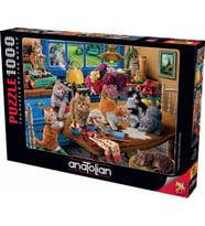 Anatolian 1000 Parça Mutfak Kedileri Puzzle