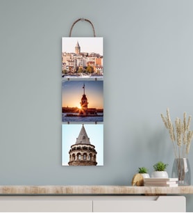 BK Gift 3 Parça İpli Ahşap Tablo Seti-25