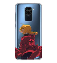 Xiaomi Redmi NOTE 9 Uyumlu Edward Elric Tasarımlı Şeffaf Telefon Kılıfı