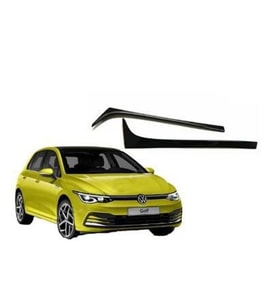 Volkswagen Golf 8 Spoiler Kenar Çıtası Parlak Siyah
