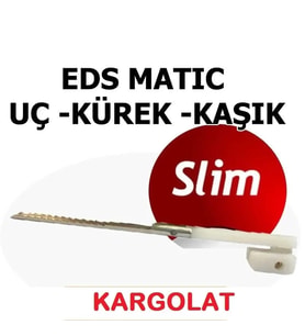 Eds Slim Ürün Kesme Makinası Yedek Kaşık İnce Sarım Yedek Uc Kürek