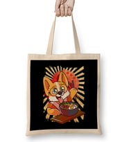 Kawaii Puppy Ramen Bowl Funny Anime Noodles Dog Bez Çanta Uzun Saplı