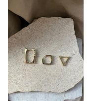 YSX Jewelry Geometrik Üçlü Küpe Seti