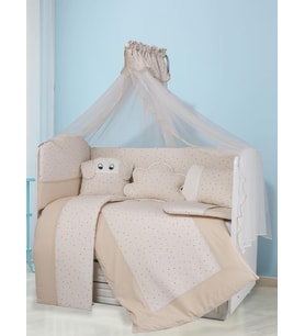 Aras Bebe Joli Uyku Seti 60x120 Cm - Kahverengi