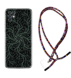 INFINIX Note 11 Pro Note 10 Hot 9 Play Kılıf Boyun Asklı Rasta Silikon Sarmaşıklar 1675