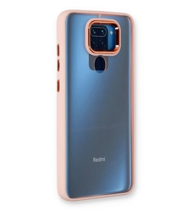Durukar® Redmi Note 9 Kılıf Dora Kapak - Pudra