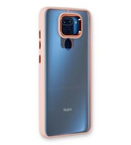 Durukar® Redmi Note 9 Kılıf Dora Kapak - Pudra