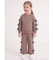 Civil Girls Kız Çocuk Fiyonklu 2-5 Yaş Eşofman Takımı - Siyah