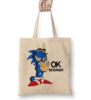 Ok Boomer Sonic Bez Çanta Uzun Saplı