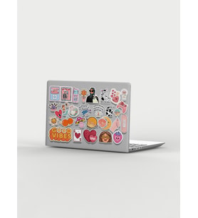 Groovy Tasarım Stickers Çıkartma PYTKSTK119