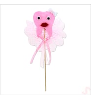 SüSLü ve Çubuklu Diş Magnet, 27cmx 6,5cm - Pembe, 1 Adet (STD)