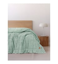 Cotton Box Wave Tek  Kişilik Yorgan Adaçayı 155x215 cm