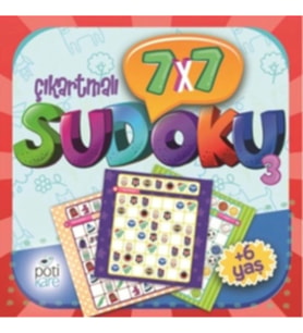 7 x 7 Sudoku - 3 (Çıkartmalı)