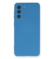 Newface Samsung Galaxy S21 FE Kılıf Nano içi Kadife Silikon - Mavi