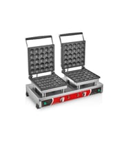 KUTLU ÇİFTLİ YUVARLAK KAPAKLI BUBBLE WAFFLE MAKİNESİ