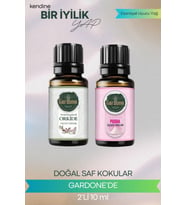 Pudra + Orkide ( Oda Kokusu Aroma Terapi Buhurdanlık / Difüzör Yağı ) Set 2 Adet x 10 ML