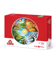 Art Puzzle Dört Mevsim Çarkı 570 Parça Round Puzzle