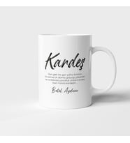 Lügat Kardeş Baskılı Kupa Bardak