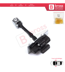 Peugeot 308 MK2 4/5 Kapı 2013-2021 9677466980 İçin Ön Sağ veya Sol Kapı Gergi Yayı
