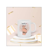 "We Are Family" Tasarımlı Kupa Bardak (Beyaz)