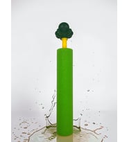 Figürlü Köpük Su Pompası Oyuncağı (45 cm) - Ahtapot - Yeşil