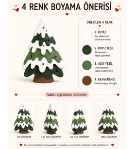 Melek Figürlü Taş Boyama Hobi Seti