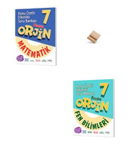 Orjin 7. Sınıf Maarif Matematik ve Fen Bilimleri Konu Özetli Etkinlikli Soru Bankası + Telefon standı