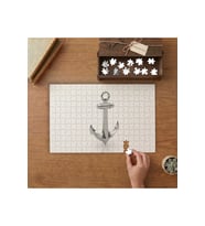 Demir Çapa Tasarımı 240 parça Ahşap Puzzle Ahşap Kutuda MP00513
