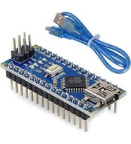 Arduino Nano Klon USB Chip CH340 + USB Kablo