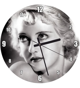 Cakatablo Bette Davis Hollywood Aktris Duvar Saati