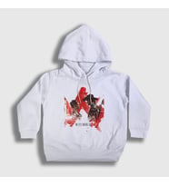 Presmono Unisex Çocuk Beyaz Maeve Hector Westworld Kapüşonlu Sweatshirt 224228tt
