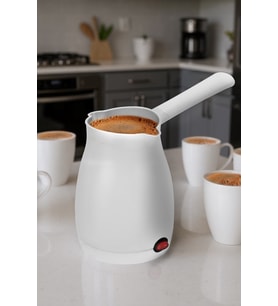 Awox Caffeen Türk Kahvesi Makinesi Elektrikli Cezve Beyaz