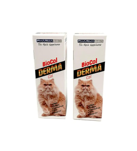 2 Kutu Derma Biocol Kedi Tüy Sağlığı için Vitamin Takviyesi 50 ML